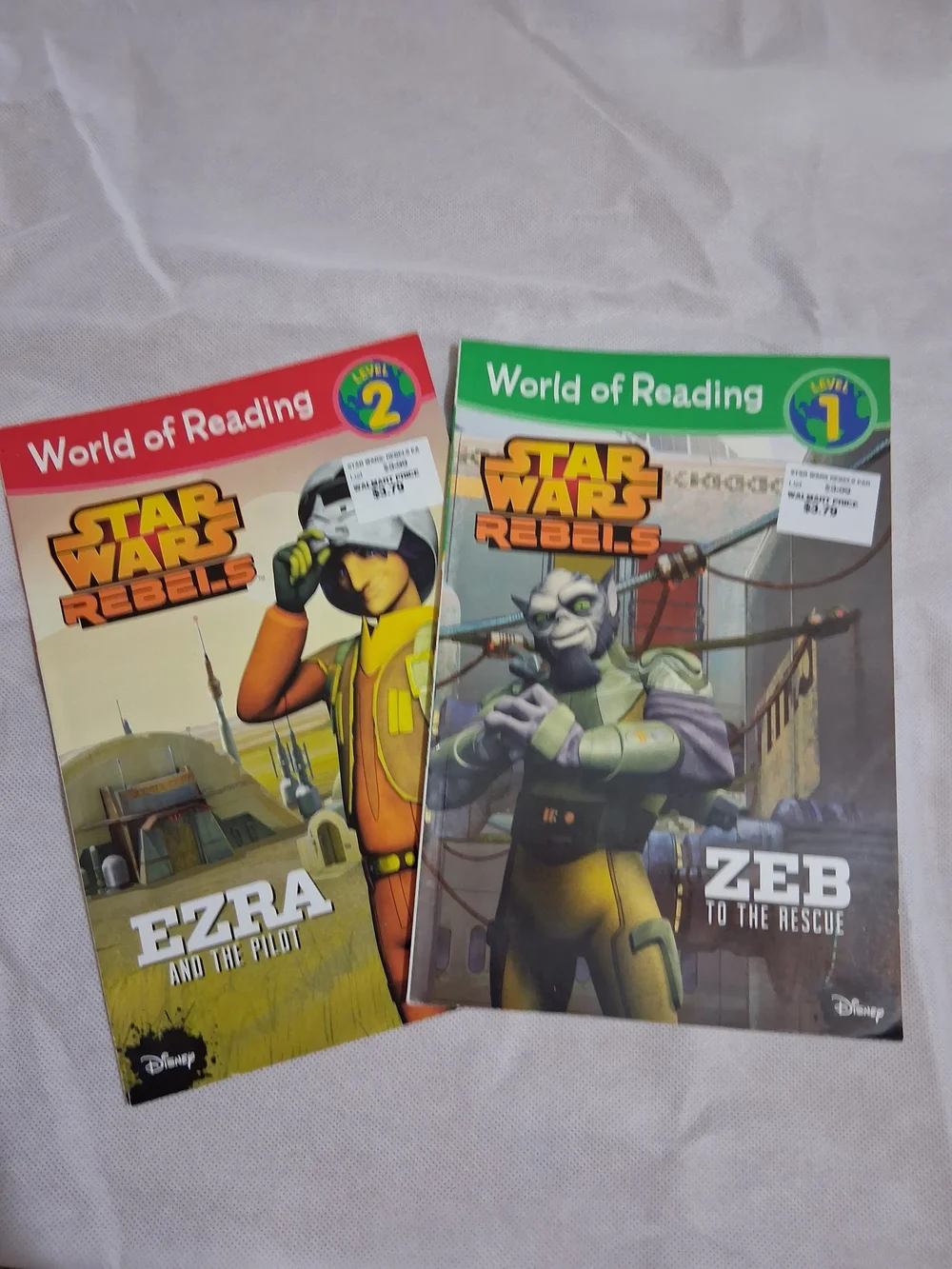 Disney Star Wars Rebels Early Reader Books - Green & Red Covers